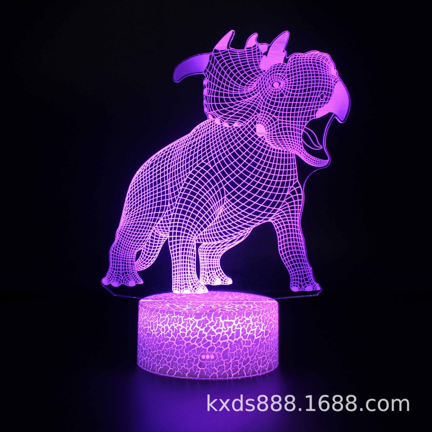 3D Magic Atmosphere Lamp | RGB Color-Changing Night Light with Touch & Remote
