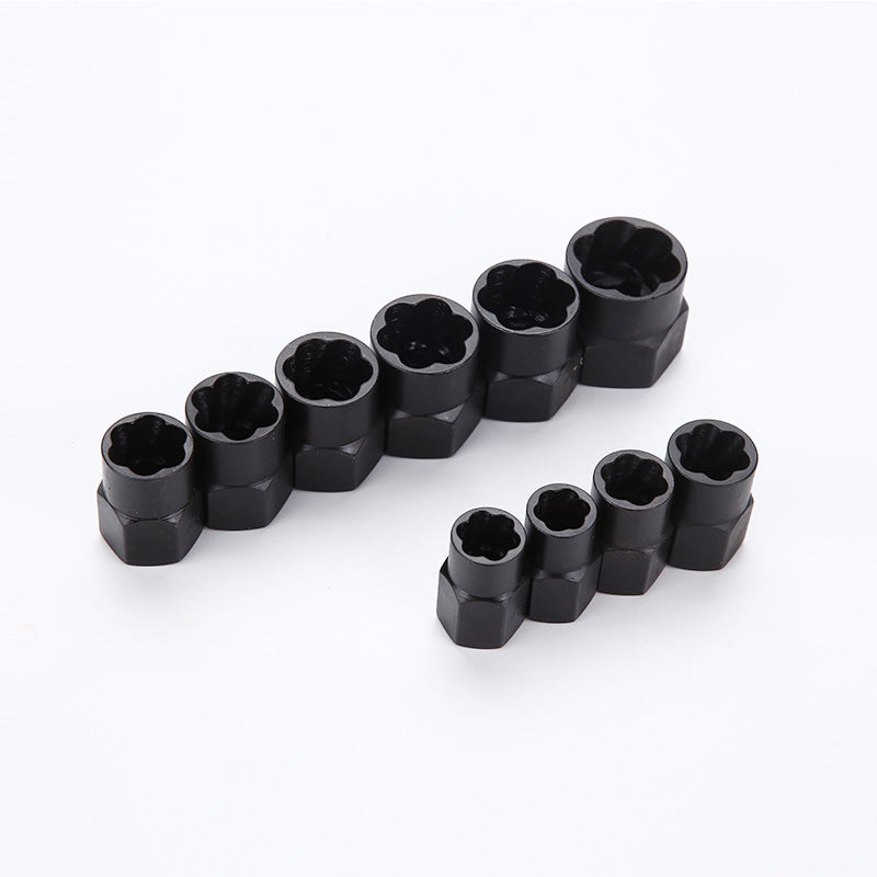 10pc Impact Bolt & Nut Extractor Set | Damaged Screw Remover | Cr-V Steel with Aluminium Case
