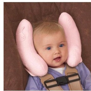 LullabyGuard™ Baby Head & Neck Support Pillow – Ergonomic Cushion for Car Seats & Strollers