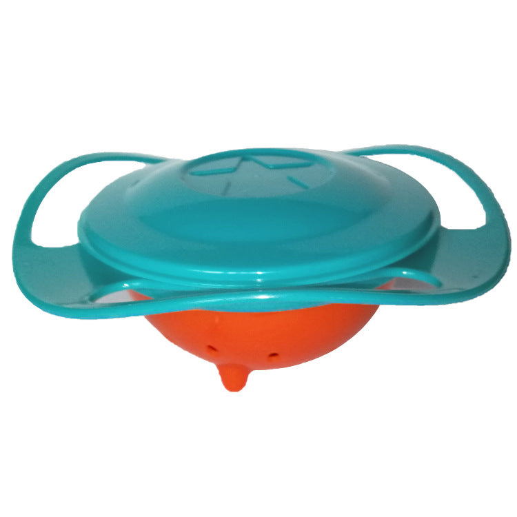 360° Rotating Gyro Bowl | Spill-Proof Self-Leveling Feeding Dish for Toddlers & Children