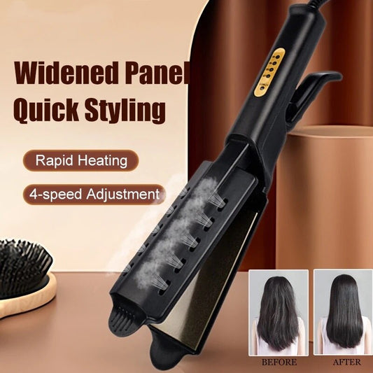 Pro-Glide Ceramic Hair Straightener – Anti-Frizz Anion Technology for Silky Salon-Smooth Hair