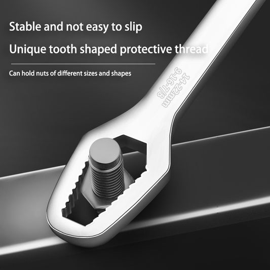 Universal Adjustable Wrench – Multifunctional Torx Spanner | 45# Steel, 3–17mm (240mm)