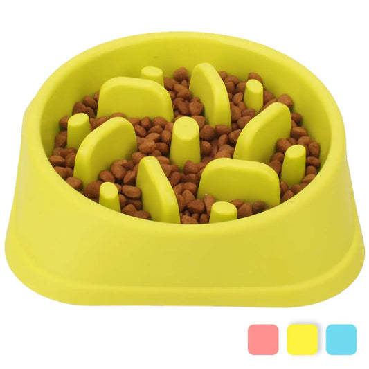 🐶 Slow Feeder Dog Bowl | Anti-Gulping Maze Bowl for Healthy Digestion 🦴