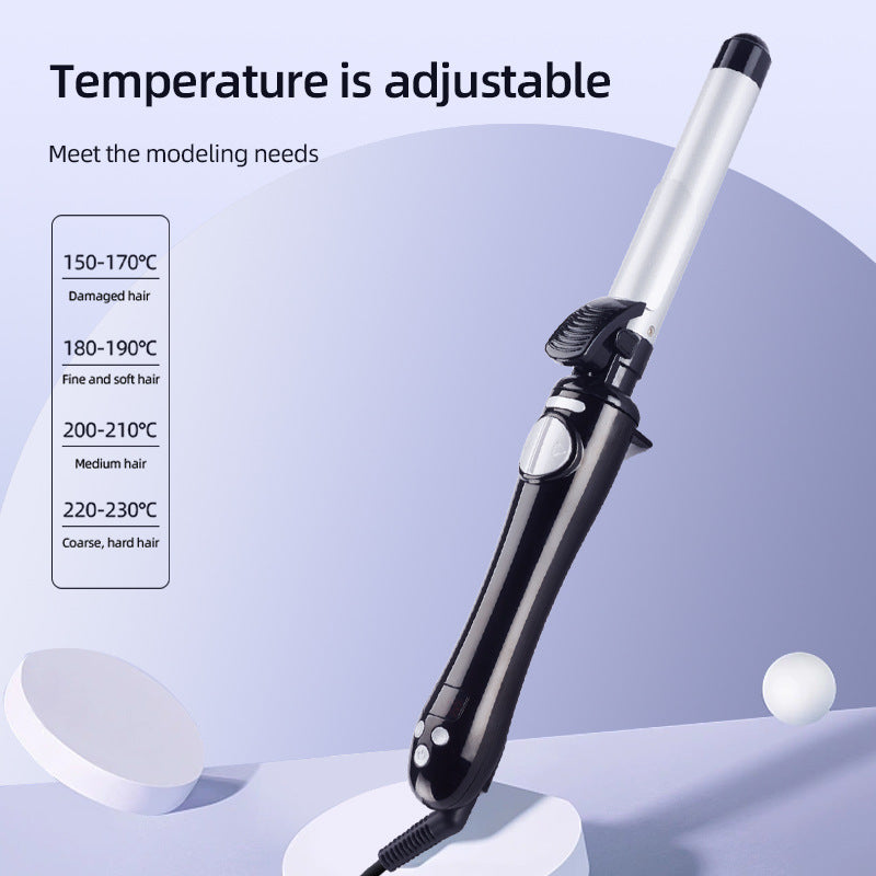 Professional Automatic Ceramic Curling Iron | 28mm Auto Rotating Barrel | Waves & Curls Styling Tool