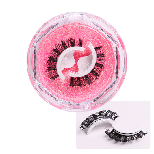 Self-Adhesive False Eyelashes – Glue-Free Reusable Full Strip Lashes (1 Pair)