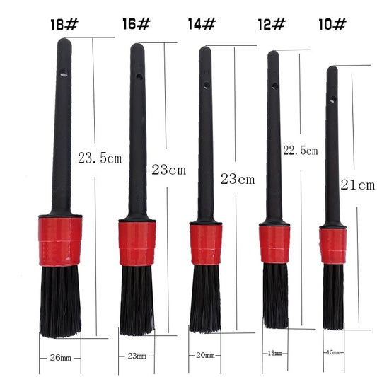Professional Car Detailing Brush - Soft Bristle Interior & Exterior Kit