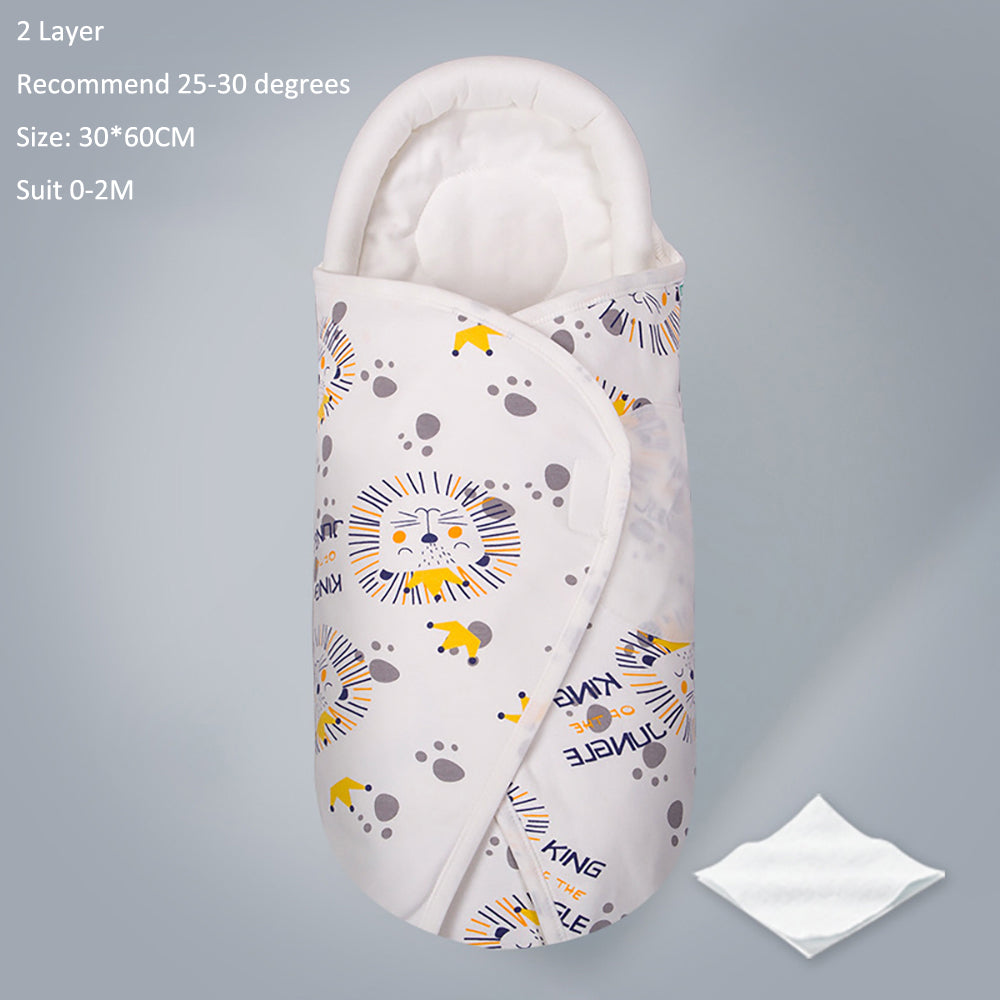 Premium 100% Cotton Newborn Baby Swaddle – Soft Swaddling Wrap & Sleepsack