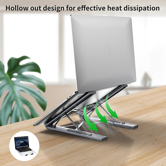 2-in-1 Aluminum Laptop Stand & 7-in-1 USB-C Hub | Ergonomic Cooling Base