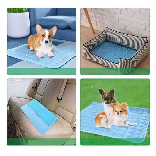 ☀️ Beat the Heat! Premium Pet Cooling Mat | Instant Relief for Dogs & Cats 🧊