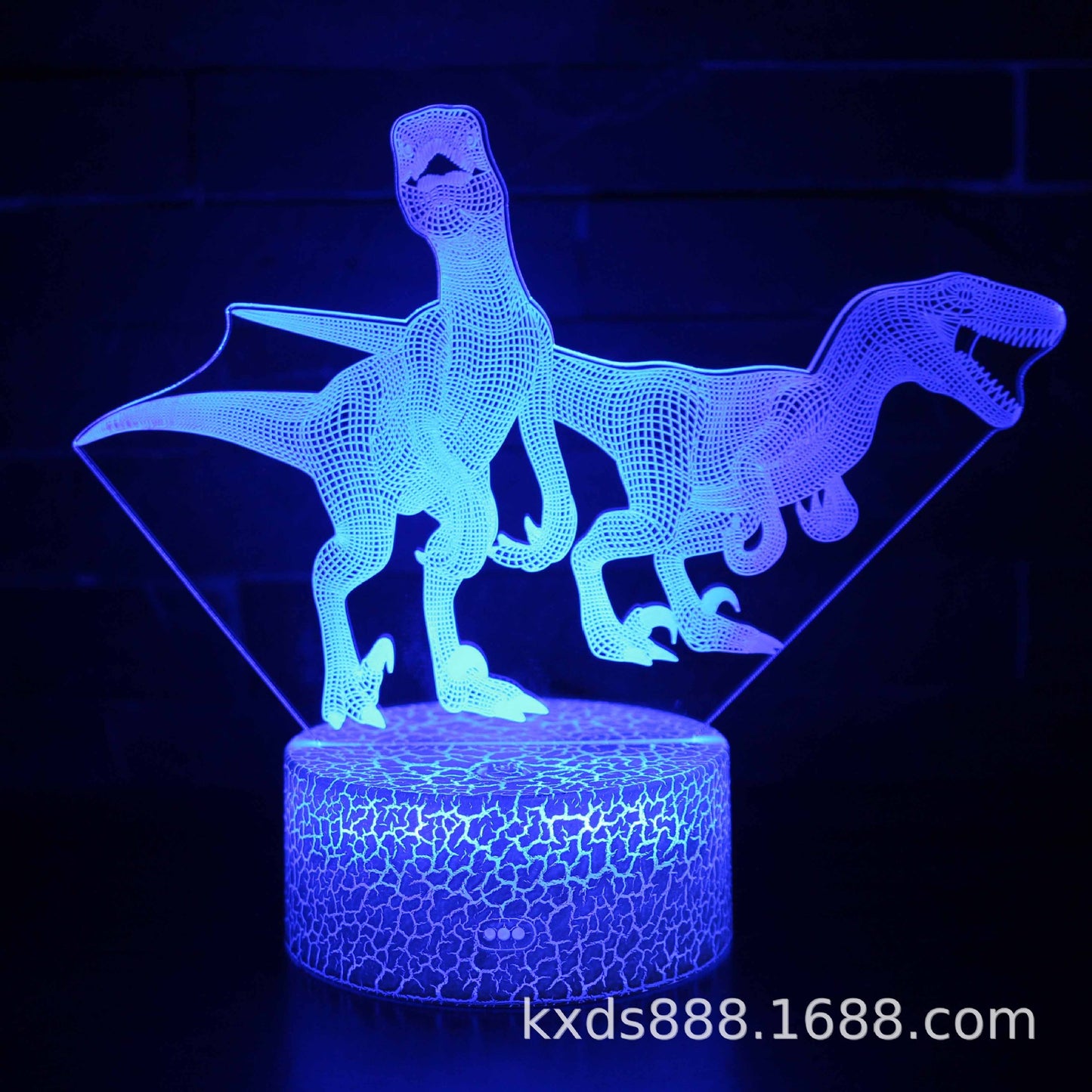 3D Magic Atmosphere Lamp | RGB Color-Changing Night Light with Touch & Remote