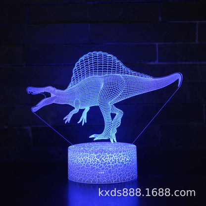 3D Magic Atmosphere Lamp | RGB Color-Changing Night Light with Touch & Remote