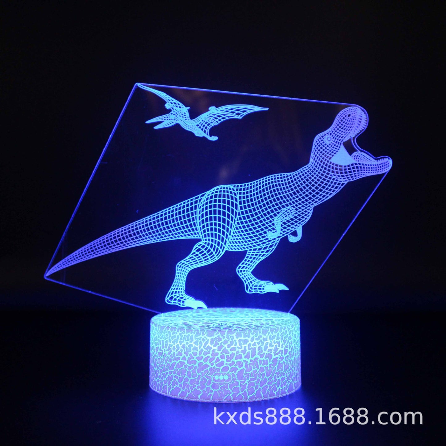 3D Magic Atmosphere Lamp | RGB Color-Changing Night Light with Touch & Remote
