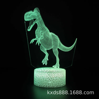 3D Magic Atmosphere Lamp | RGB Color-Changing Night Light with Touch & Remote
