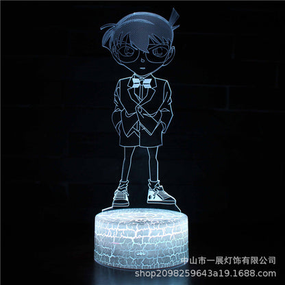 LumiDream™ 3D Illusion Stitch Night Light | Smart Touch LED Bedside Lamp for Kids