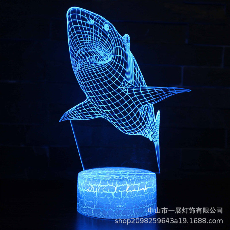3D Illusion LED Night Light – Color-Changing Mood Lamp with Remote