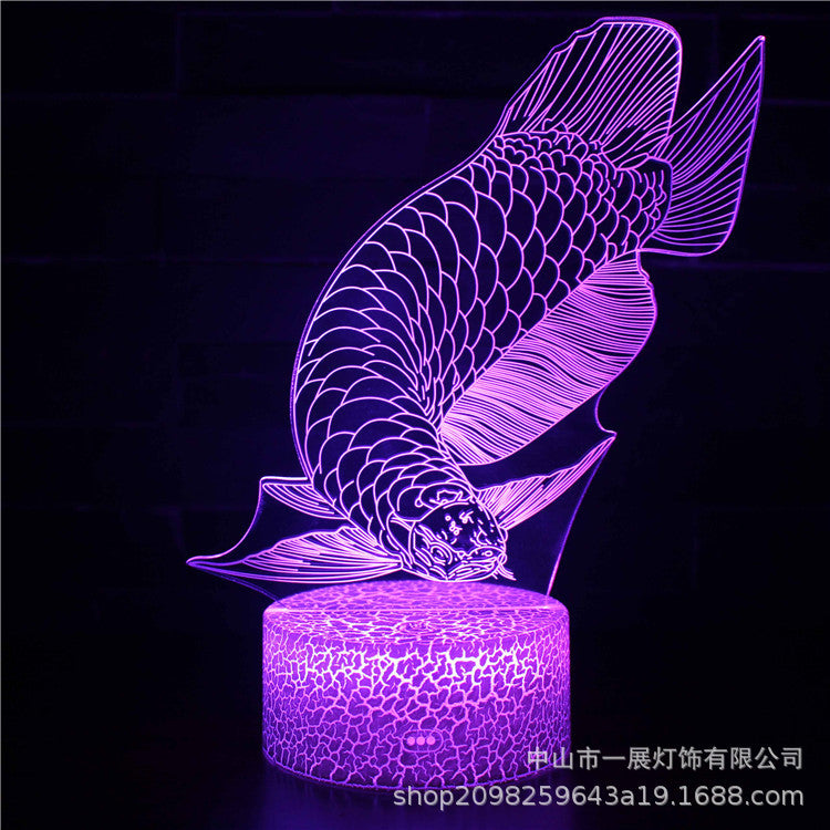 3D Illusion LED Night Light – Color-Changing Mood Lamp with Remote