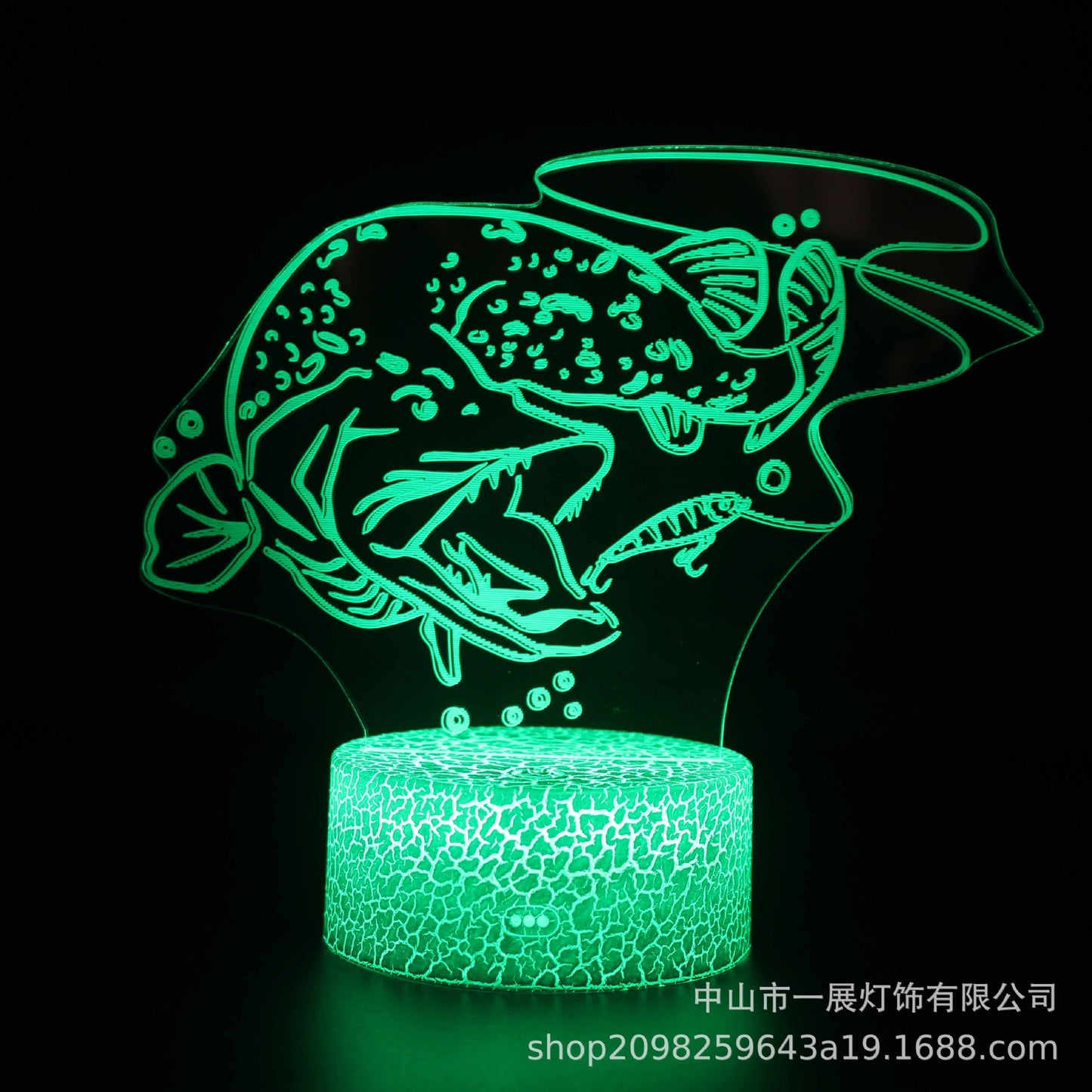 3D Illusion LED Night Light – Color-Changing Mood Lamp with Remote