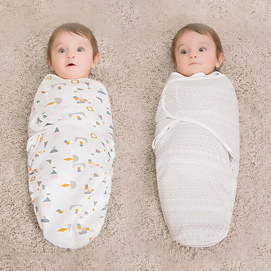 PureComfort™ Organic Cotton Newborn Swaddle Wrap | Breathable Anti-Startle Baby Sleep Sack for Peaceful Nights
