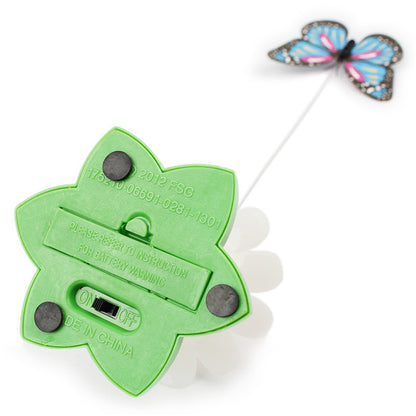 360° Automatic Rotating Cat Toy | Interactive Butterfly & Bird Hunter