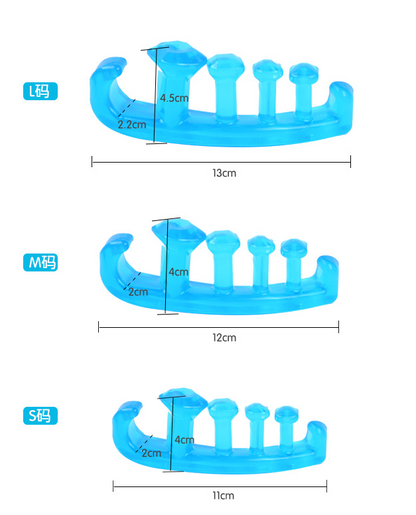 ✨ Instant Foot Pain Relief - Soft Gel Toe Separators & Bunion Corrector