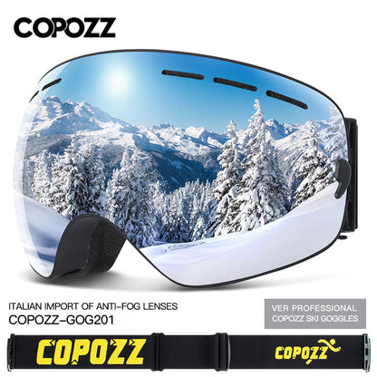 COPOZZ Pro Ski Goggles | UV400 Anti-Fog Double Lens Snow Sports Eyewear