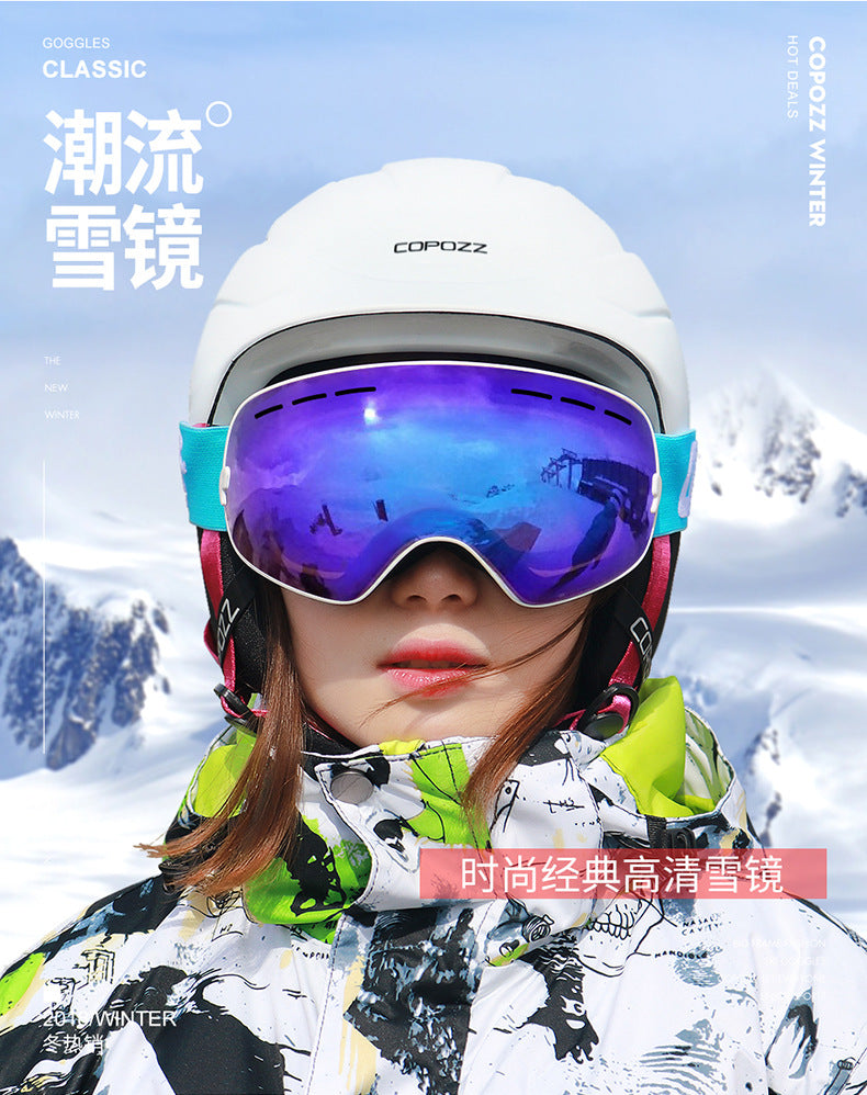 COPOZZ Pro Ski Goggles | UV400 Anti-Fog Double Lens Snow Sports Eyewear