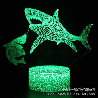 3D Illusion LED Night Light – Color-Changing Mood Lamp with Remote