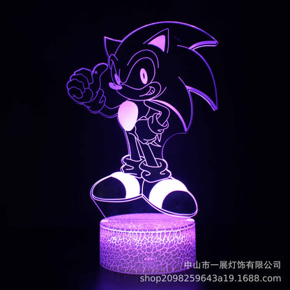 LumiDream™ 3D Illusion Stitch Night Light | Smart Touch LED Bedside Lamp for Kids