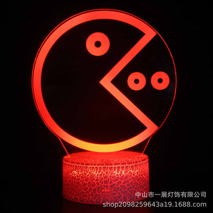 LumiDream™ 3D Illusion Stitch Night Light | Smart Touch LED Bedside Lamp for Kids