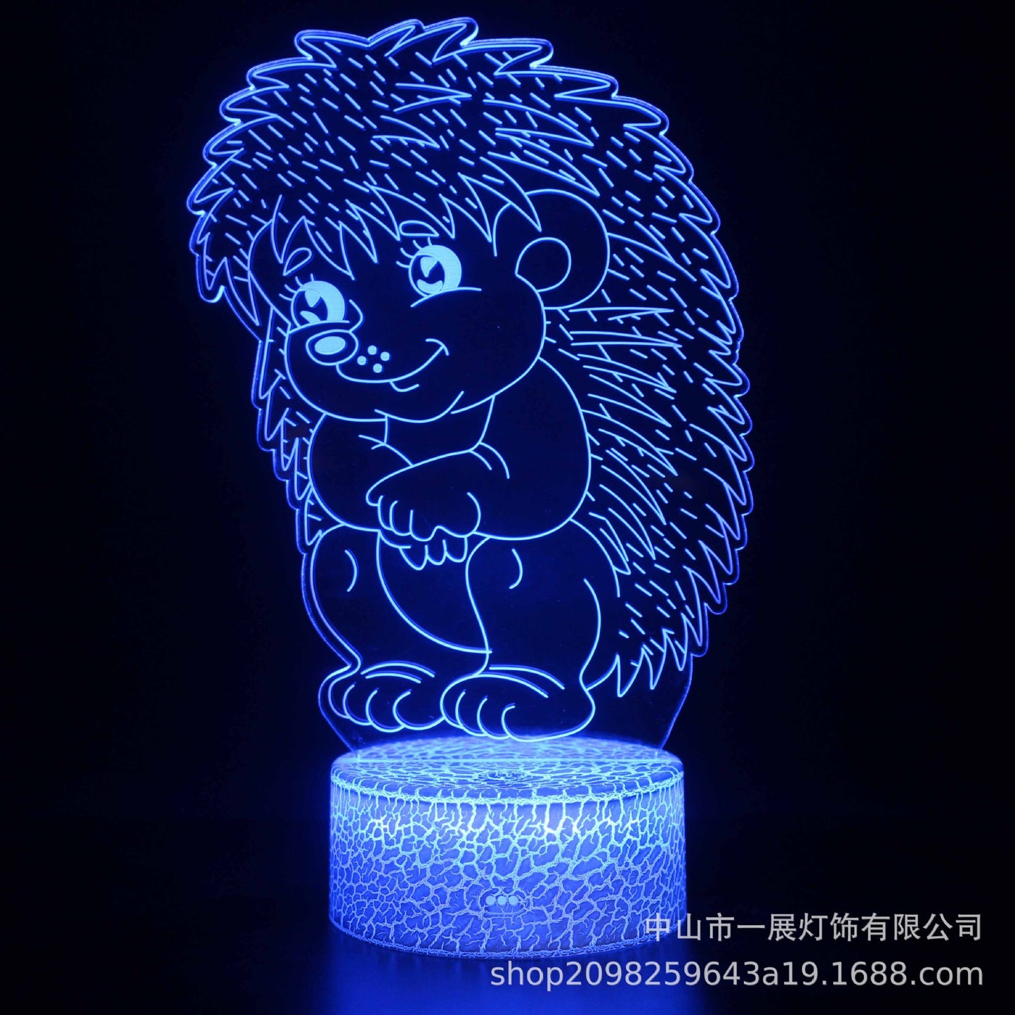 LumiDream™ 3D Illusion Stitch Night Light | Smart Touch LED Bedside Lamp for Kids