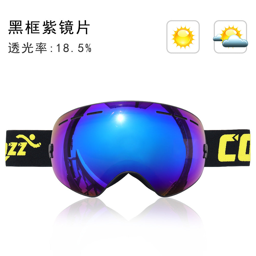 COPOZZ Pro Ski Goggles | UV400 Anti-Fog Double Lens Snow Sports Eyewear