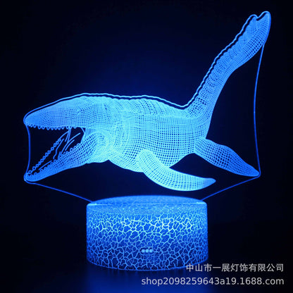 3D Illusion LED Night Light – Color-Changing Mood Lamp with Remote
