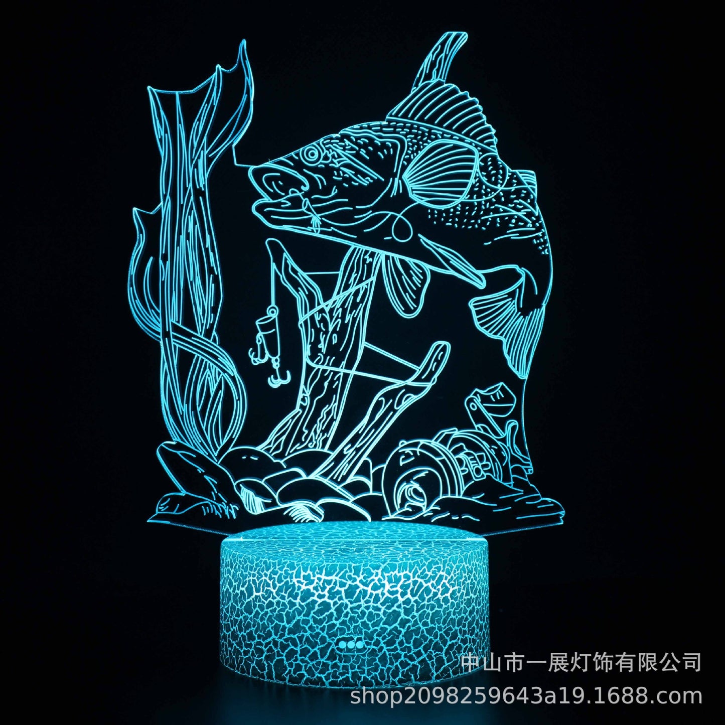 3D Illusion LED Night Light – Color-Changing Mood Lamp with Remote