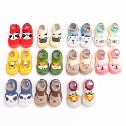 Anti-Slip Baby Boat Socks – Ultra-Soft Cotton, Non-Slip Grip (Set of 6)