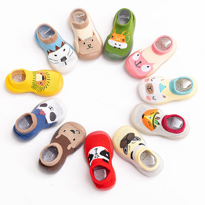 Anti-Slip Baby Boat Socks – Ultra-Soft Cotton, Non-Slip Grip (Set of 6)