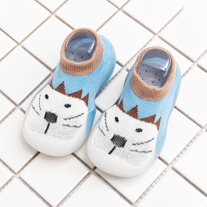 Anti-Slip Baby Boat Socks – Ultra-Soft Cotton, Non-Slip Grip (Set of 6)