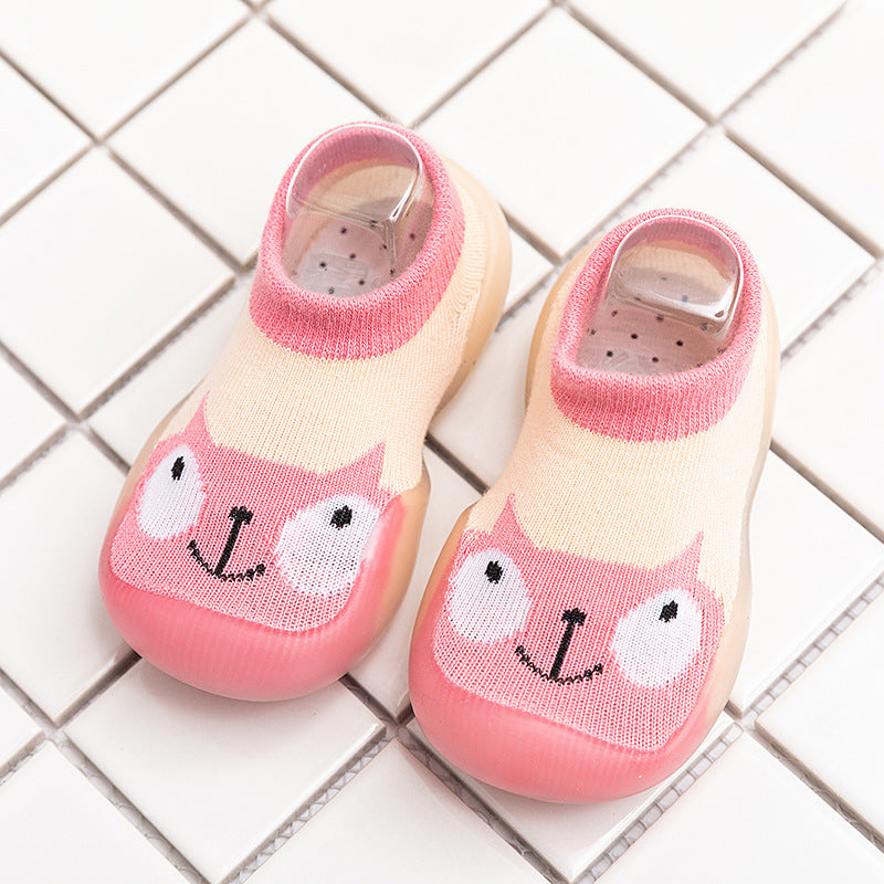 Anti-Slip Baby Boat Socks – Ultra-Soft Cotton, Non-Slip Grip (Set of 6)