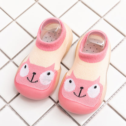 Anti-Slip Baby Boat Socks – Ultra-Soft Cotton, Non-Slip Grip (Set of 6)