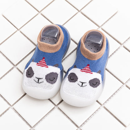 Anti-Slip Baby Boat Socks – Ultra-Soft Cotton, Non-Slip Grip (Set of 6)