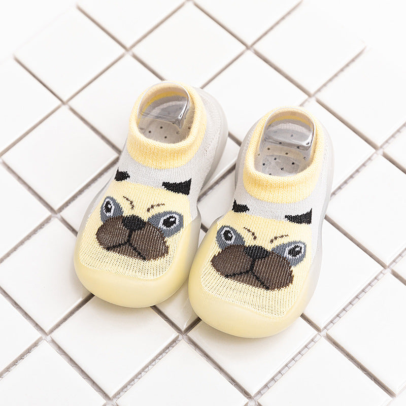 Anti-Slip Baby Boat Socks – Ultra-Soft Cotton, Non-Slip Grip (Set of 6)