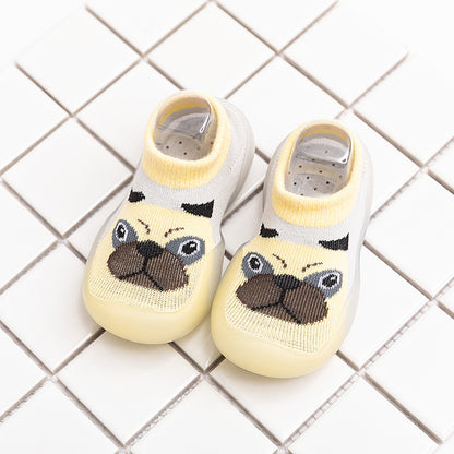 Anti-Slip Baby Boat Socks – Ultra-Soft Cotton, Non-Slip Grip (Set of 6)