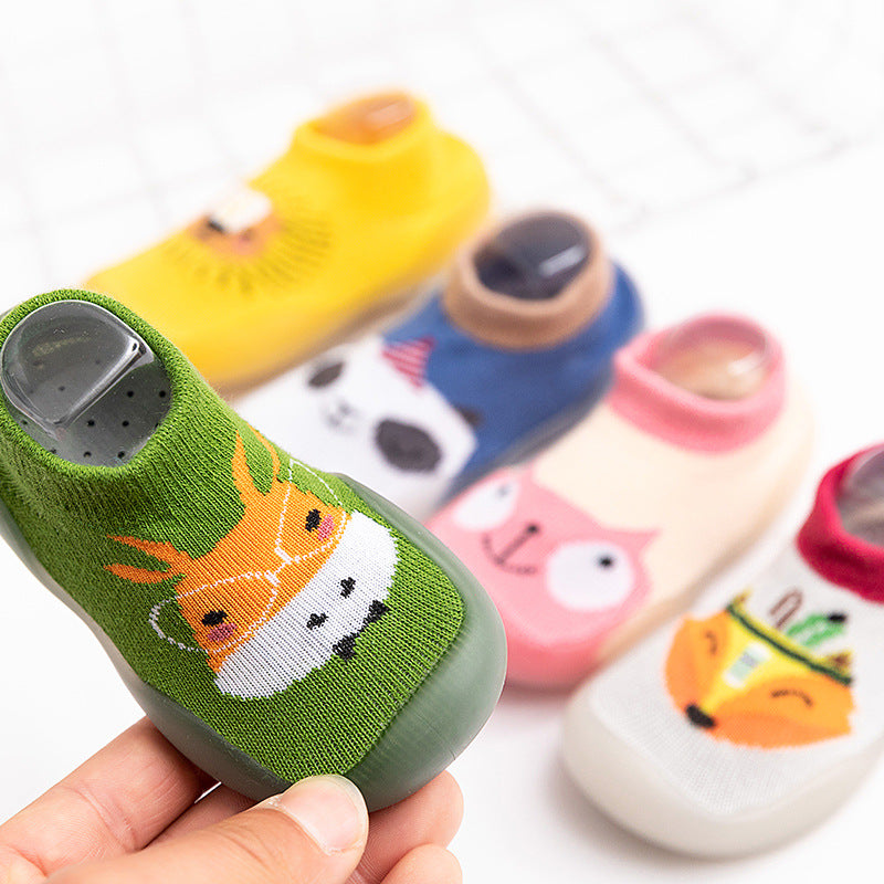 Anti-Slip Baby Boat Socks – Ultra-Soft Cotton, Non-Slip Grip (Set of 6)