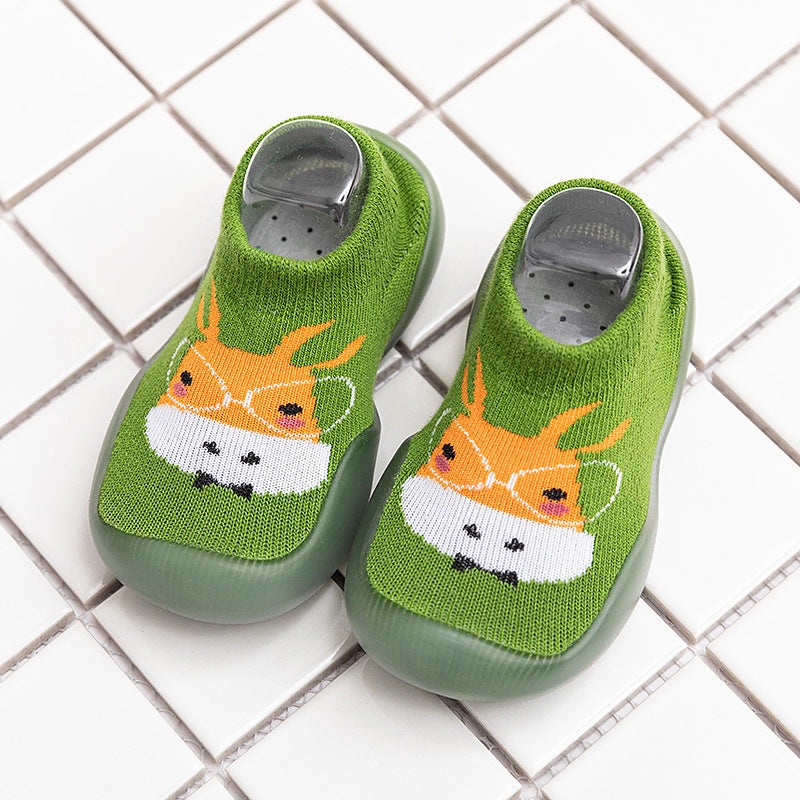 Anti-Slip Baby Boat Socks – Ultra-Soft Cotton, Non-Slip Grip (Set of 6)