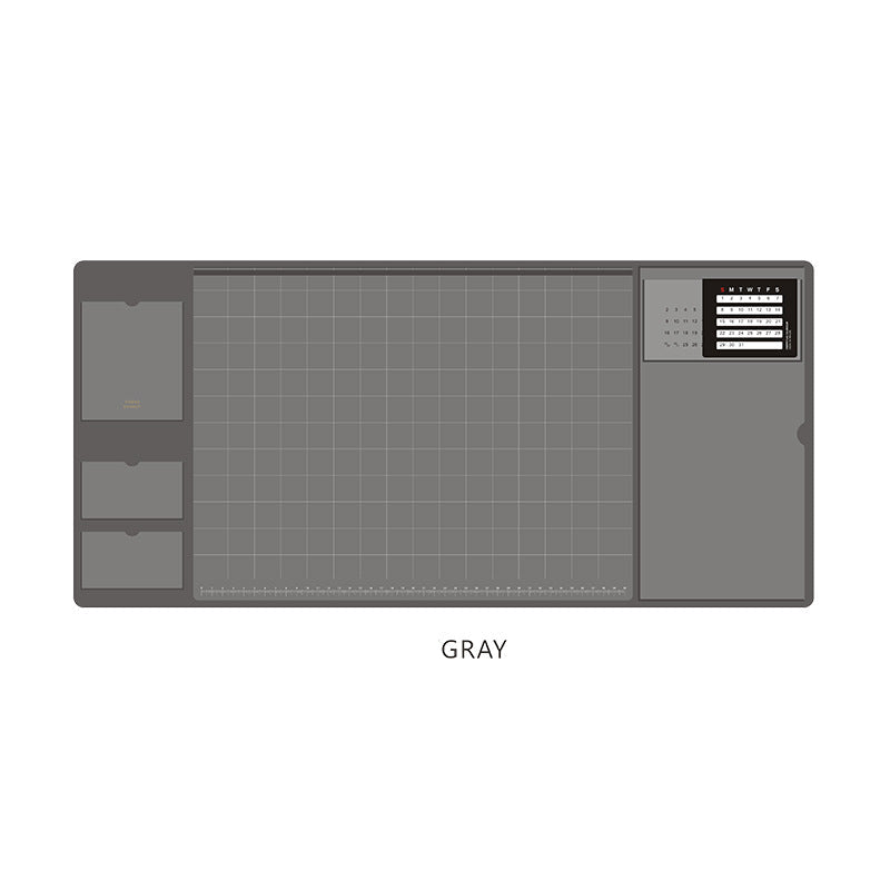 2-in-1 XXL Desk Organizer | Large PU Leather Mouse Pad & Writing Mat