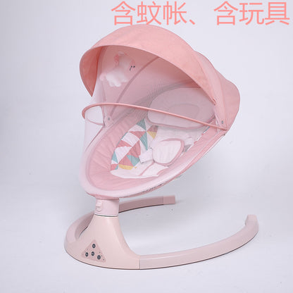 Premium Electric Baby Rocking Chair – 5-Speed Swing, Bluetooth Remote & Soothing Lullabies