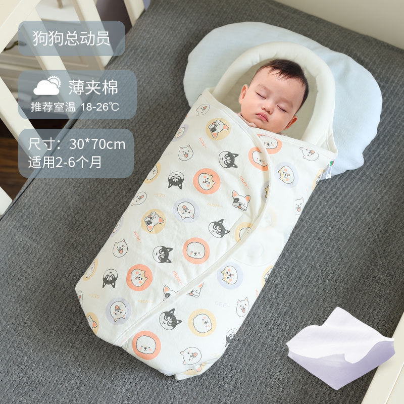 Premium 100% Cotton Newborn Baby Swaddle – Soft Swaddling Wrap & Sleepsack