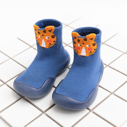 Anti-Slip Baby Boat Socks – Ultra-Soft Cotton, Non-Slip Grip (Set of 6)