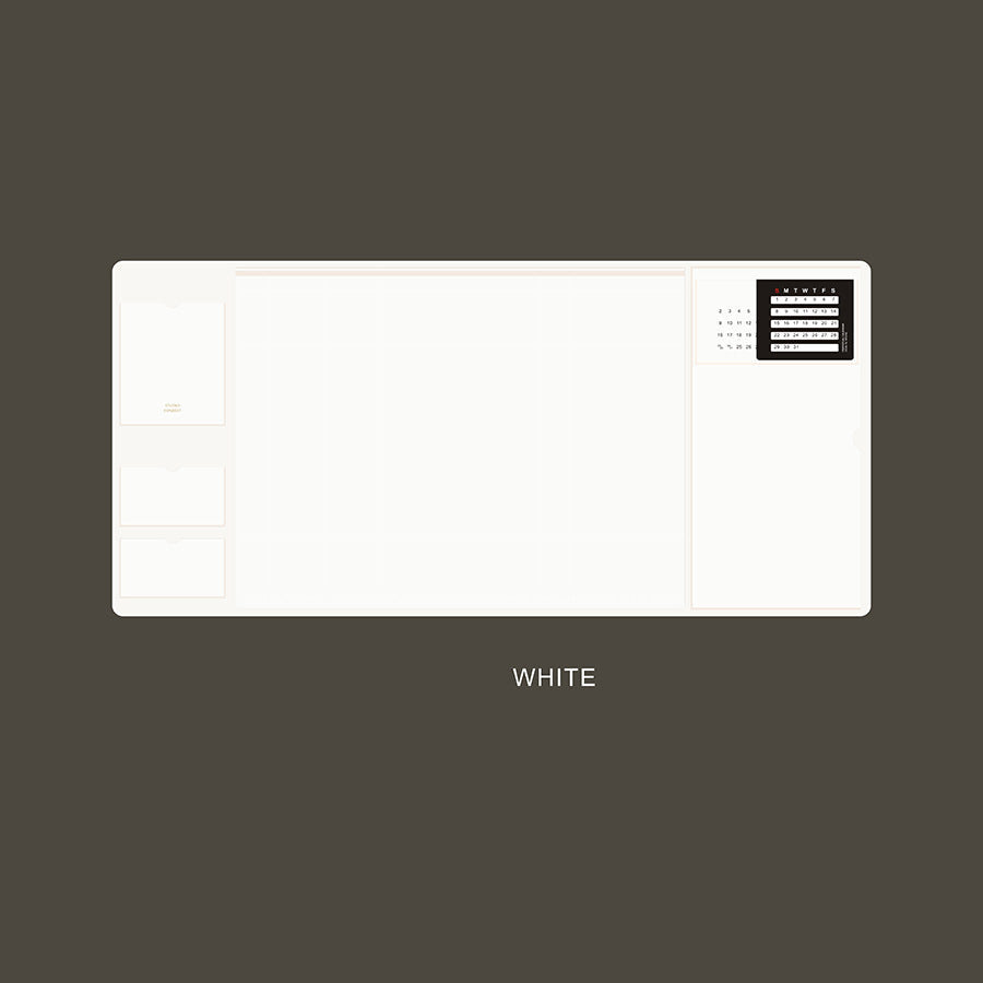 2-in-1 XXL Desk Organizer | Large PU Leather Mouse Pad & Writing Mat