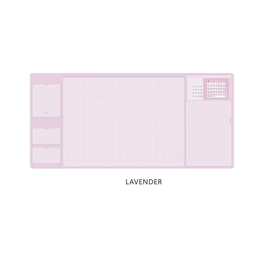 2-in-1 XXL Desk Organizer | Large PU Leather Mouse Pad & Writing Mat