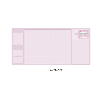 2-in-1 XXL Desk Organizer | Large PU Leather Mouse Pad & Writing Mat